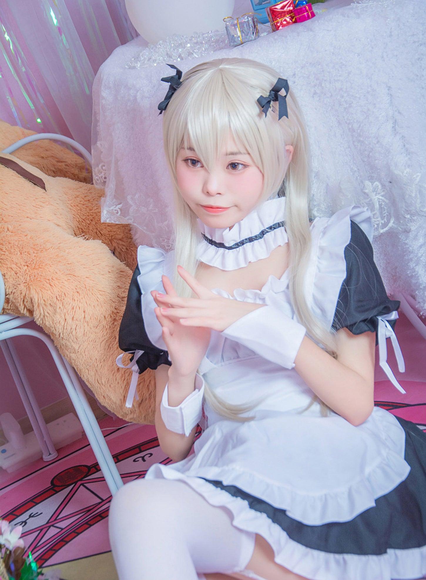 Yosuga No Sora Kasugano Sora Maid Outfit Fancy Cosplay Costume