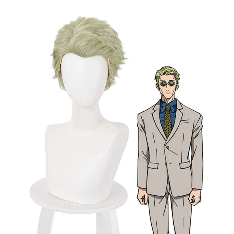 Jujutsu Kaisen Kento Nanami Short Mixed Green Cosplay Wigs