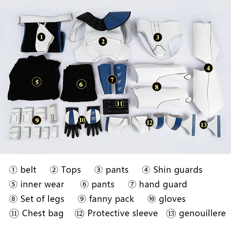 Star Wars: The Clone Wars Captain Rex Cosplay Costumes