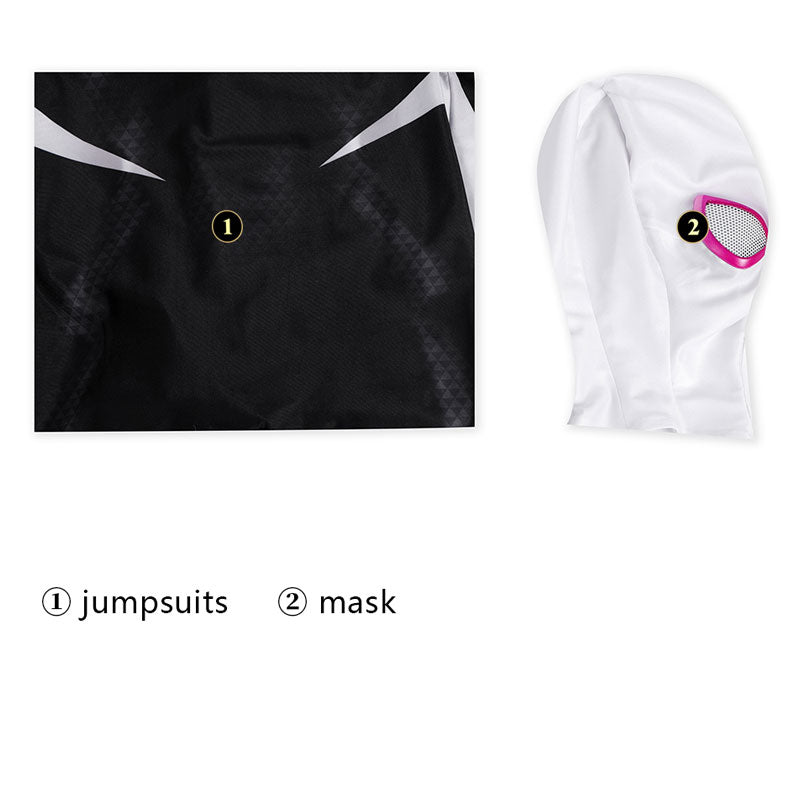 Spider-Man Across The Spider-Verse Gwen Stacy Kids Jumpsuit Costumes