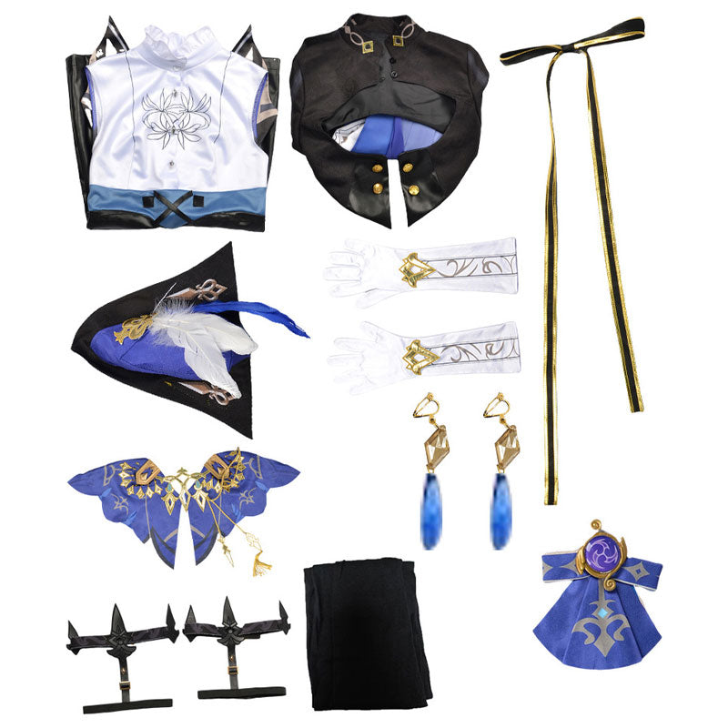 Genshin Impact Clorinde Cosplay Costumes