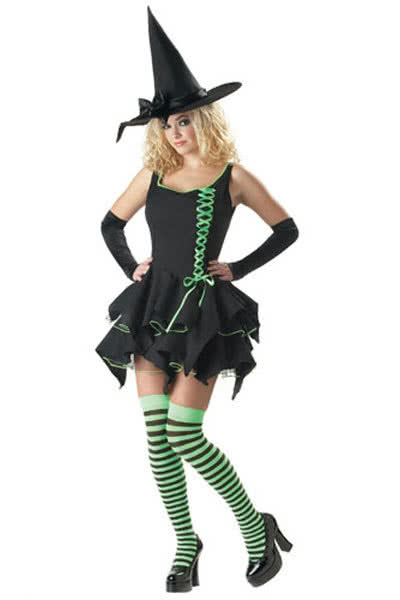 sexy witch Halloween costume adult wear party fun cosplay dress
