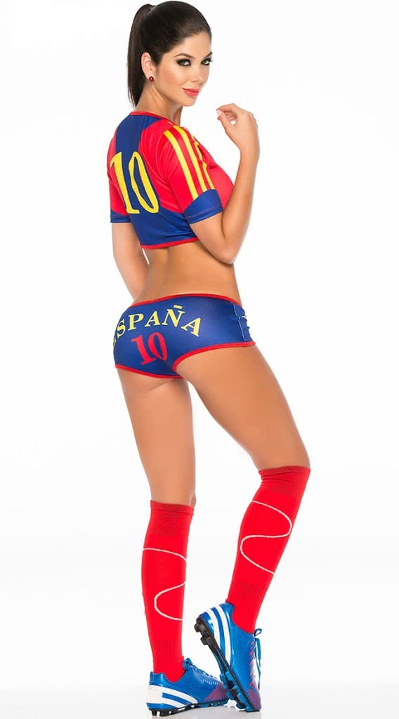 New football cheerleader Costume two colors sexy cheering girl uniform