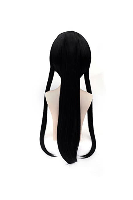 100cm Black Straight D.Gray-man Yu Kanda Cosplay Wig