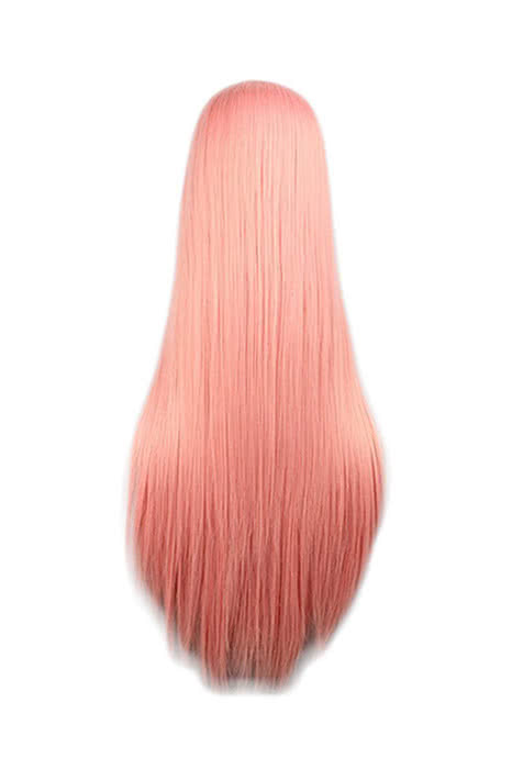 80cm Straight Pink Pandora Hearts Charlotte Baskabiru Cosplay Wig