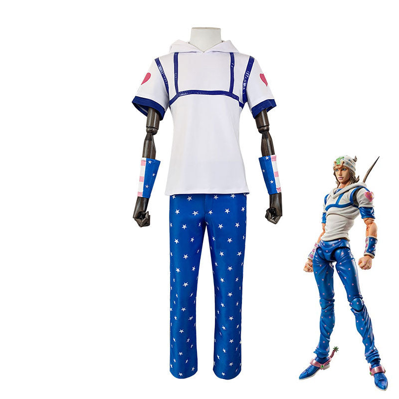 JoJo's Bizarre Adventure Johnny Joestar Cosplay Costumes