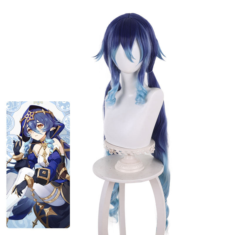 Genshin Impact Layla Cosplay Wigs