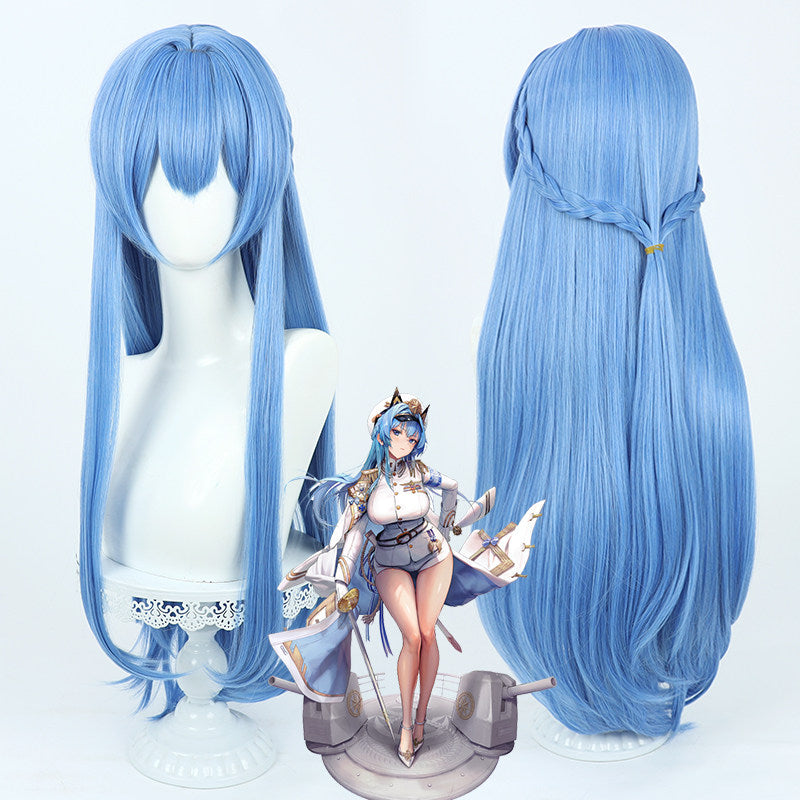 omgcos Goddess of Victory: Nikke Helen Light Blue Cosplay Wig