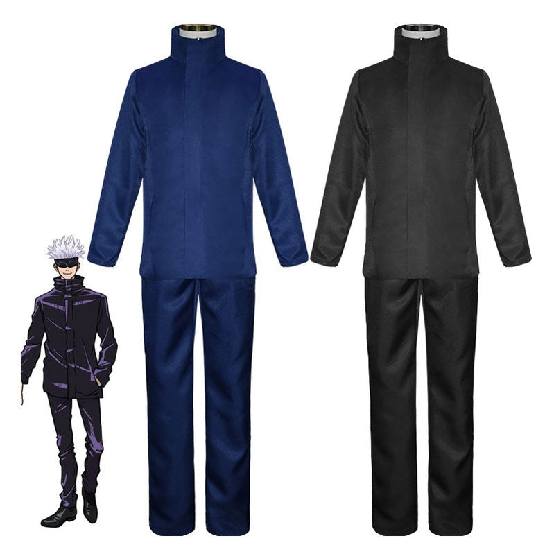 Jujutsu Kaisen Satoru Gojo Child Outfits Cosplay Costume with Blindfold