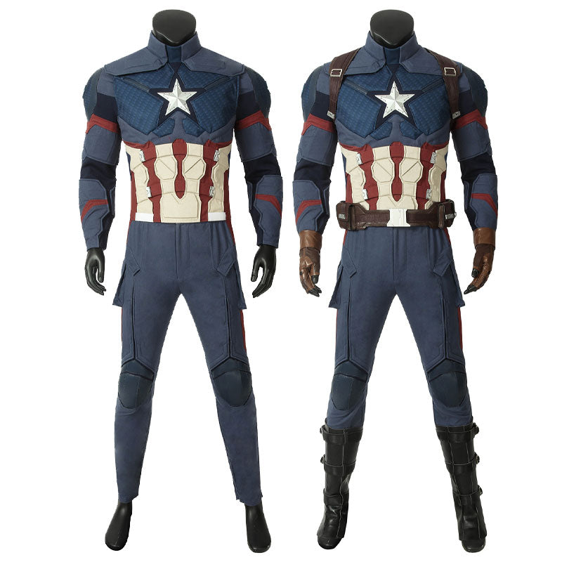 Avengers: Endgame Steven Rogers Captain America Cosplay Costumes