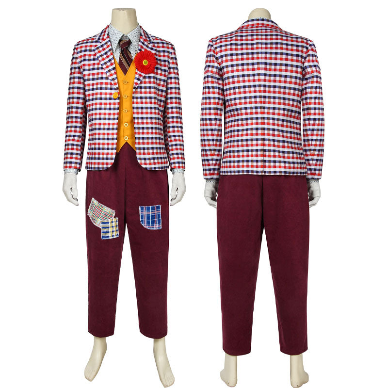 Joker 2019 Joker Checkered Blazer Cosplay Costumes