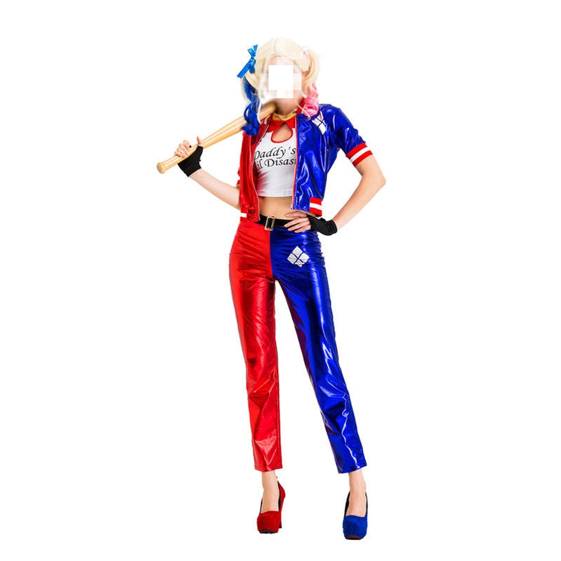 Suicide Squad Harley Quinn Jacket Fullset Cosplay Costumes