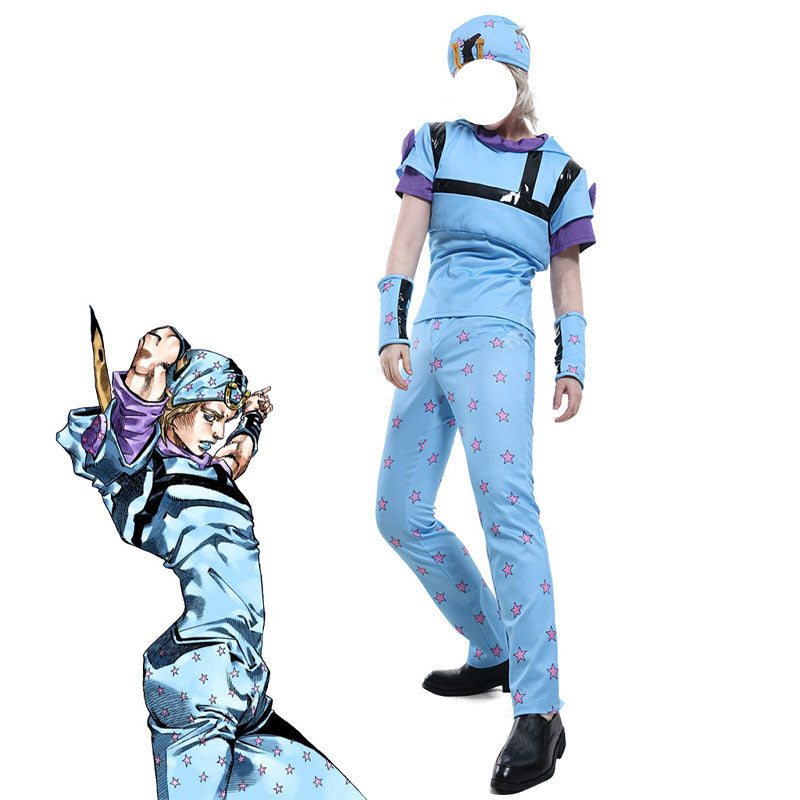 JoJo's Bizarre Adventure Johnny Joestar Cosplay Costumes