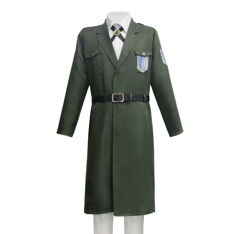 Attack on Titan 4 Season Mikasa Ackerman Survey Corps Uniform Set Cosplay Costume