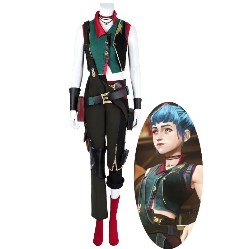 LOL Arcane Season 2 Universe Jinx Powder Cosplay Costumes