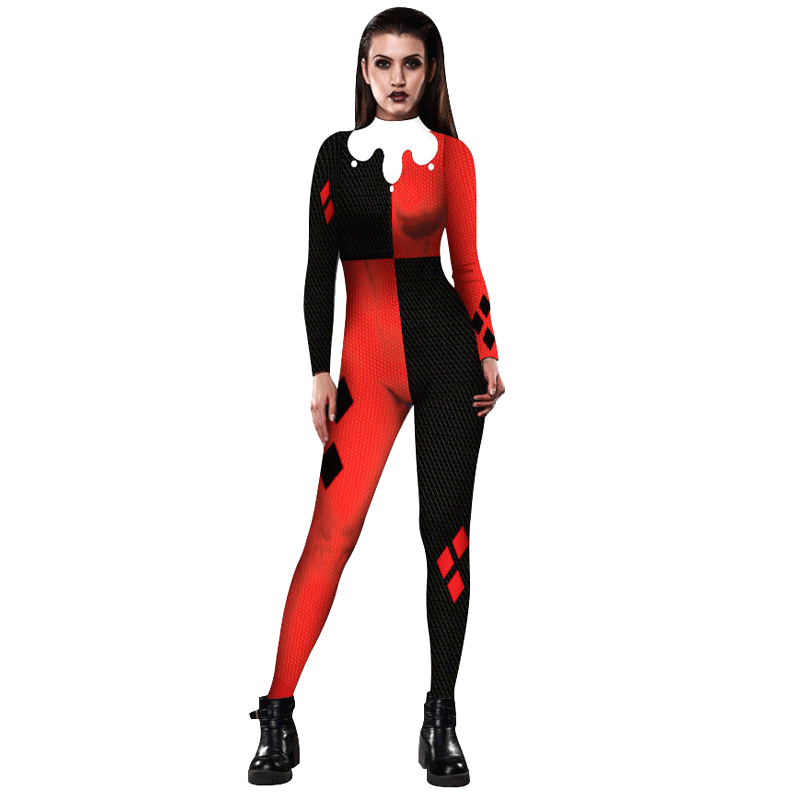 The Suicide Squad Birds of Prey Harley Quinn Ribbon Outfits Cosplay Costumes
