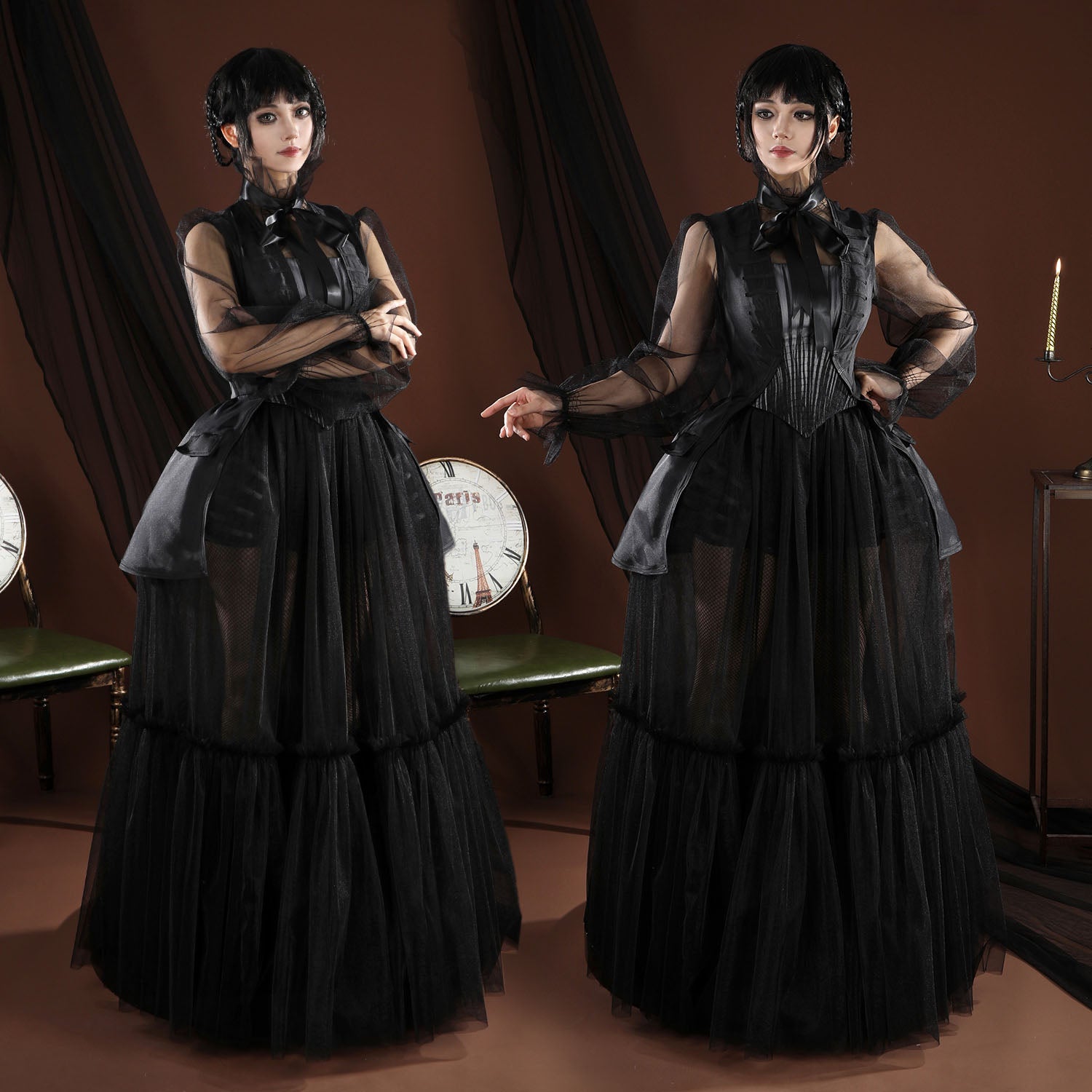 Wednesday 2 The Addams Family Wednesday Addams Ball Gala Gown Costumes