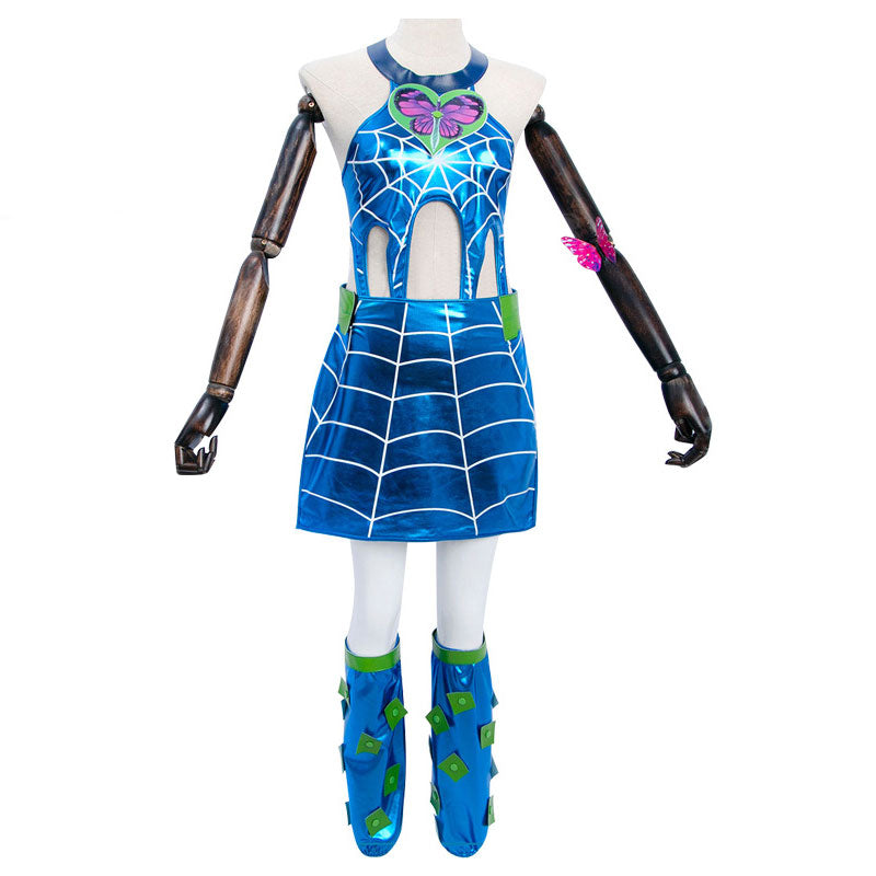 JoJo's Bizarre Adventure Jolyne Cujoh Dress Cosplay Costumes