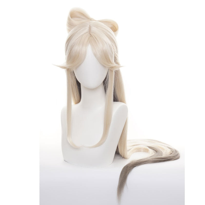 Genshin Impact Ningguang Long Blonde Cosplay Wigs
