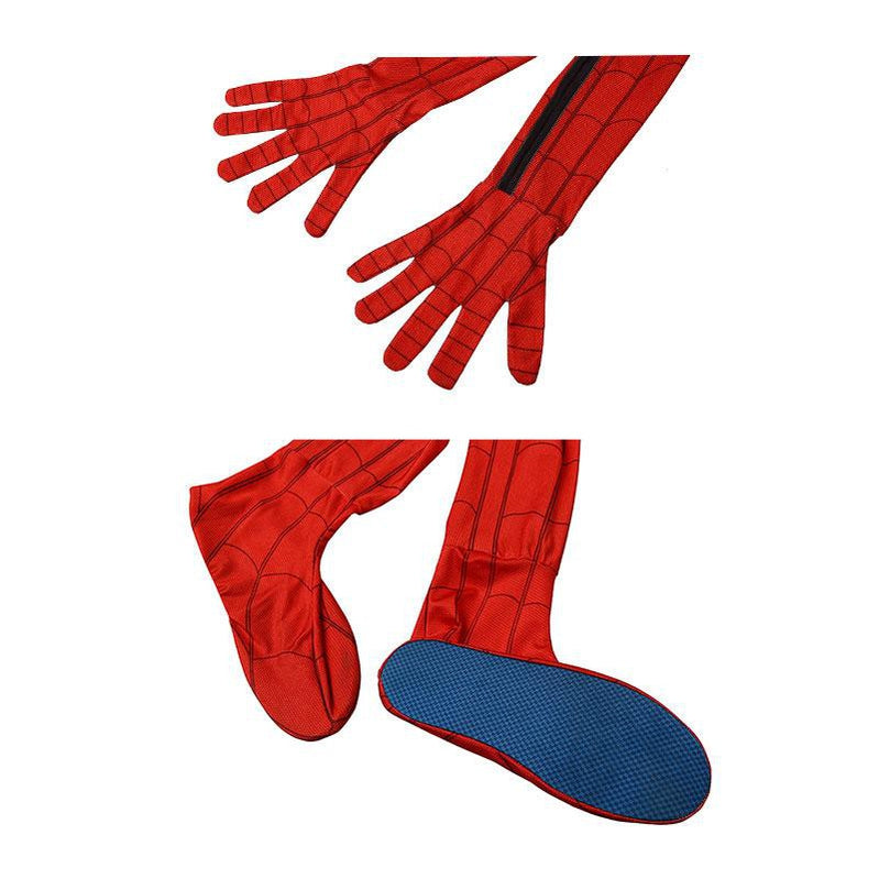 Spider-Man Homecoming Peter Parker Jumpsuit with Bracers Cosplay Costume