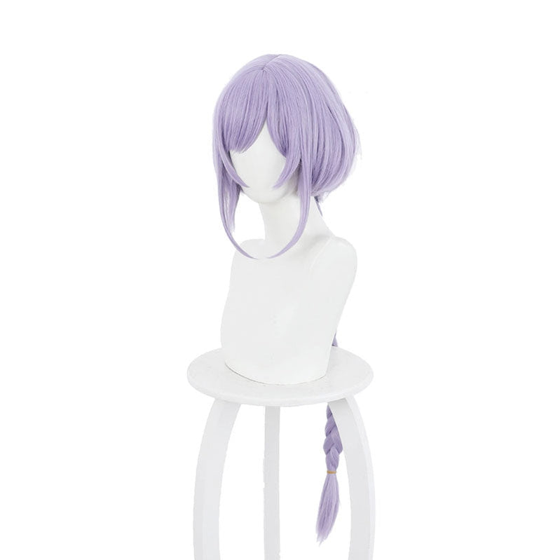 Genshin Impact QiQi Purple Braid Cosplay Wigs