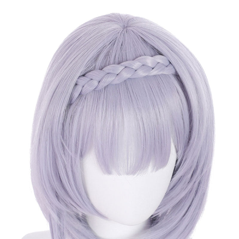 Genshin Impact Noelle Light Purple Short Cosplay Wigs