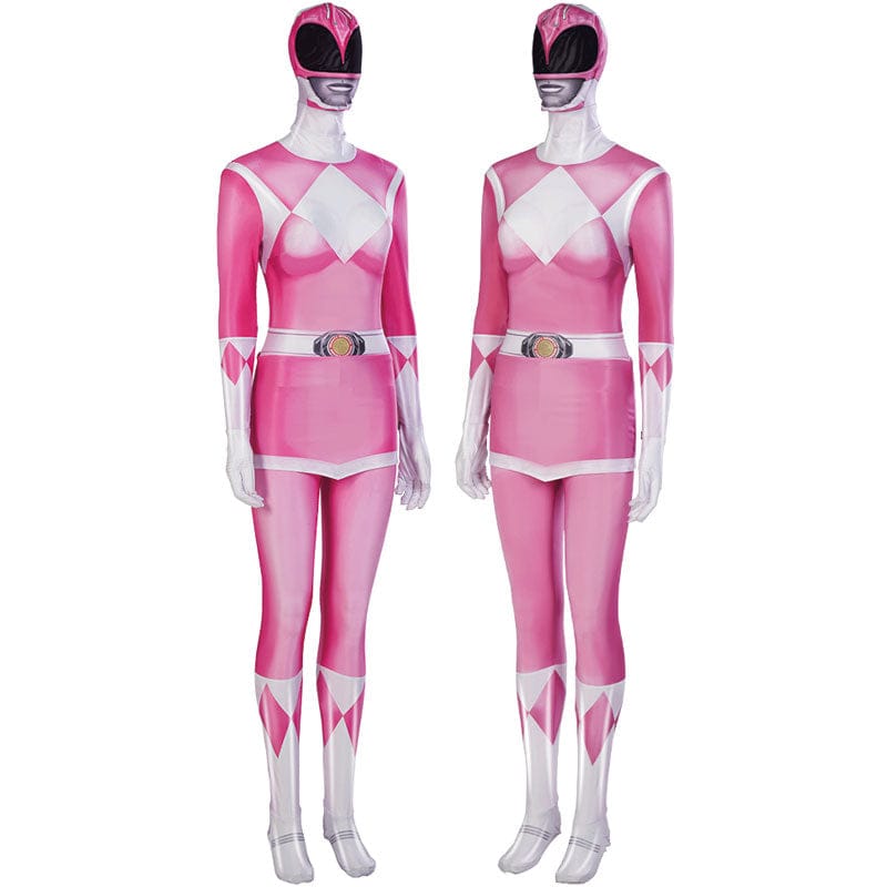 Mighty Morphin Power Rangers Ptera Ranger Pink Ranger Cosplay Costumes