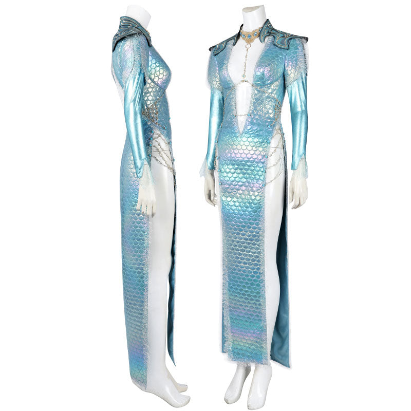 Baldur's Gate 3 Wavemother's Robe Female Cosplay Costumes