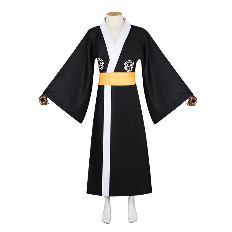 One Piece Wano Country Trafalgar D. Water Law Cosplay Costumes