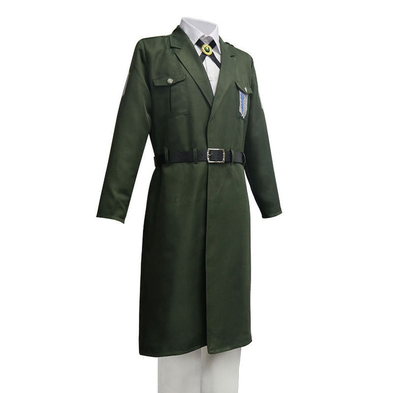 Attack on Titan 4 Season Mikasa Ackerman Survey Corps Uniform Set Cosplay Costume