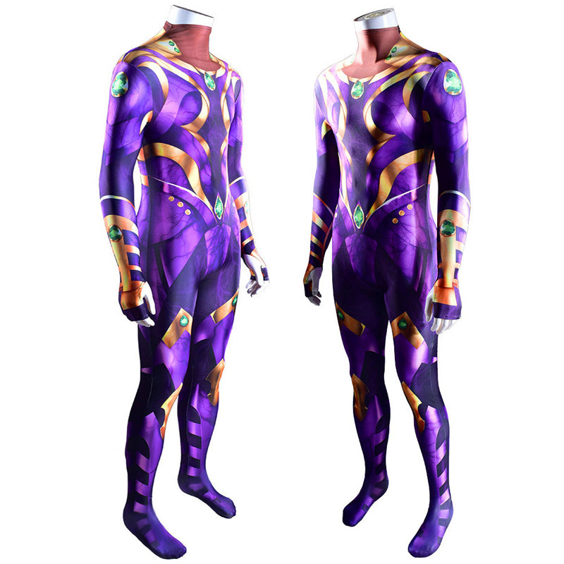 DC Titan Season 3 Koriand'r Starfire Jumpsuit Cosplay Costumes