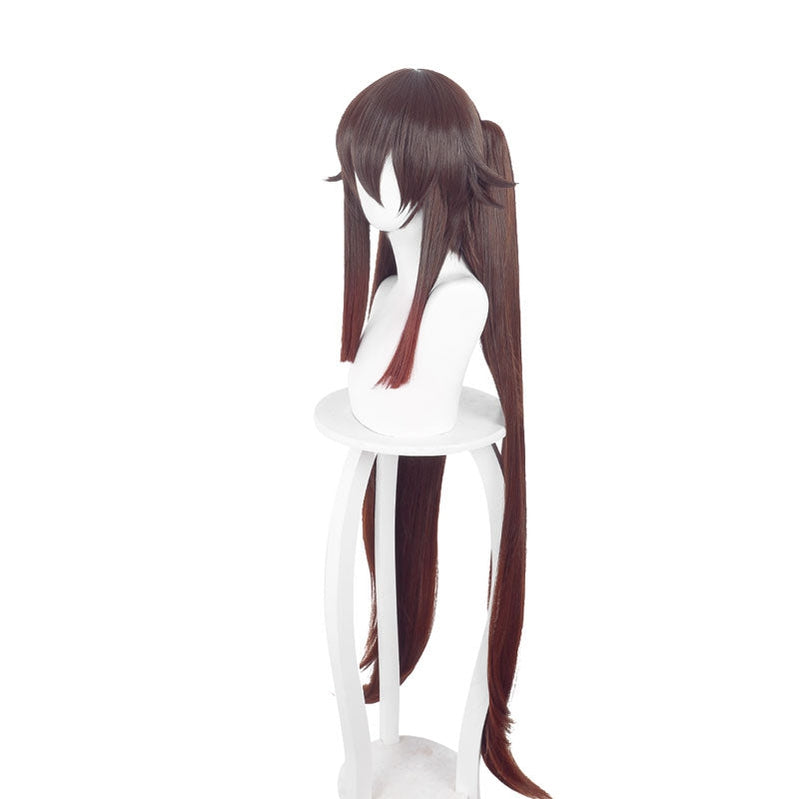 Genshin Impact Hu Tao Dark brown Long Cosplay Wig