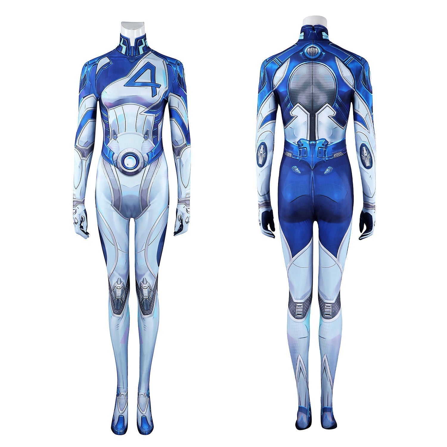 Marvel Rivals The Fantastic Four First Steps Invisible Woman Jumpsuit Costumes