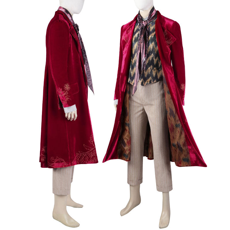 Wonka 2023 Willy Wonka Fullset Cosplay Costumes