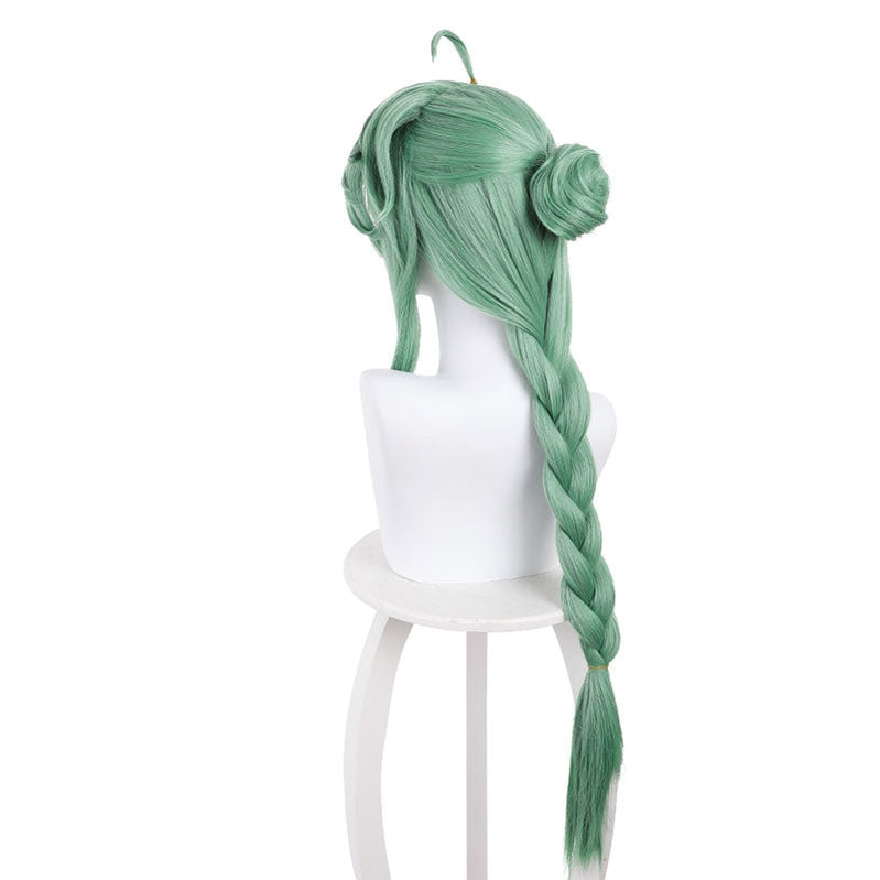 Genshin Impact Baizhu Long Green Cosplay Wigs