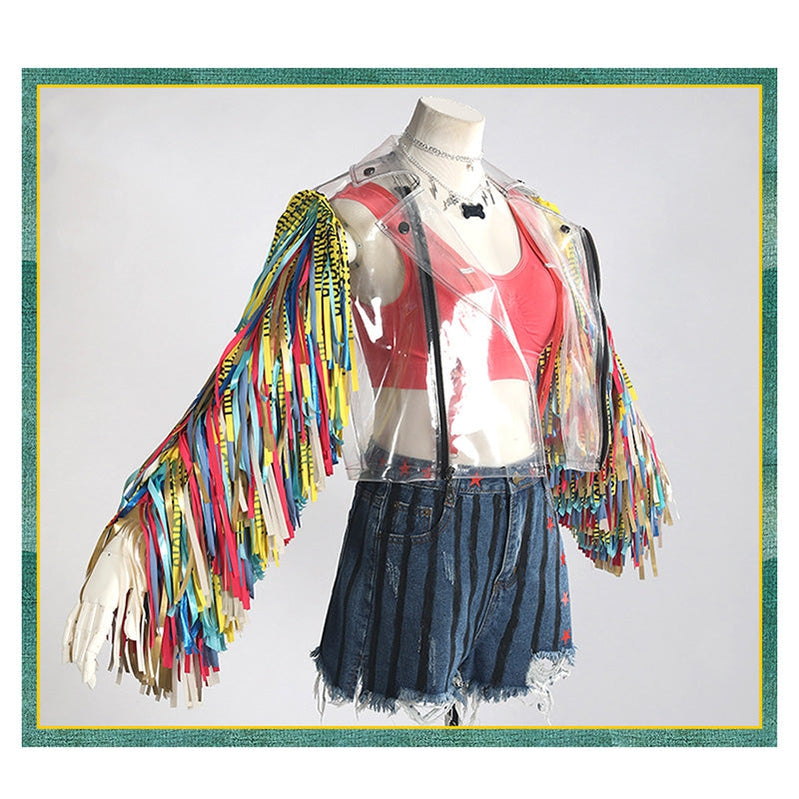 Birds of Prey Harley Quinn Ribbon Outfits Cosplay Costume