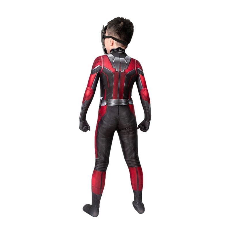 Movie Ant Man and the Wasp Ant-Man Jumpsuit Cosplay Costume for Child