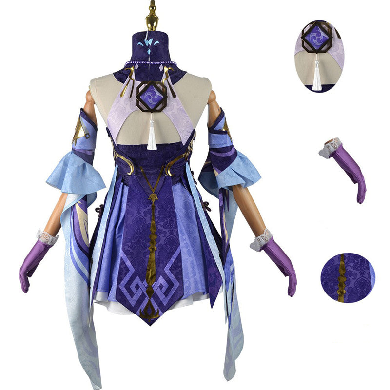 Genshin Impact Keqing Cosplay Costumes