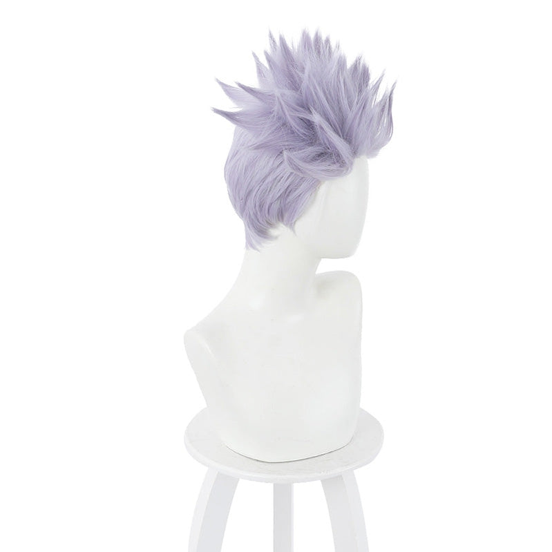 Jujutsu Kaisen Satoru Gojo Short Purple Cosplay Wigs