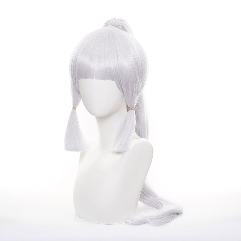 Genshin Impact Kamisato Ayaka Silver Purple Cosplay Wigs