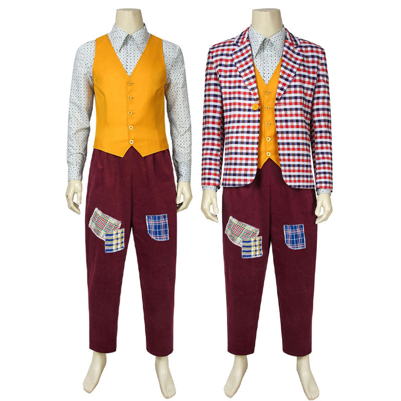 Joker 2019 Joker Checkered Blazer Cosplay Costumes