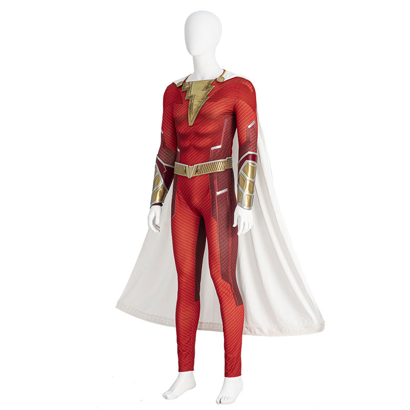 Shazam Fullsuit Halloween Cosplay Costumes