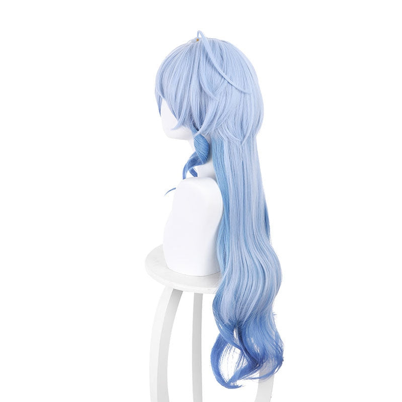 Genshin Impact Ganyu Blue Long Cosplay Wigs