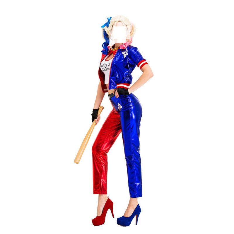 Suicide Squad Harley Quinn Jacket Fullset Cosplay Costumes