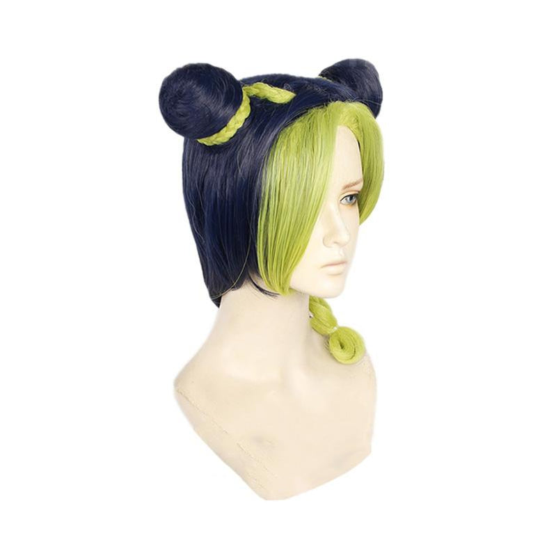 JoJo's Bizarre Adventure Stone Ocean Jolyne Cujoh Mixed Light Green Cosplay Wigs