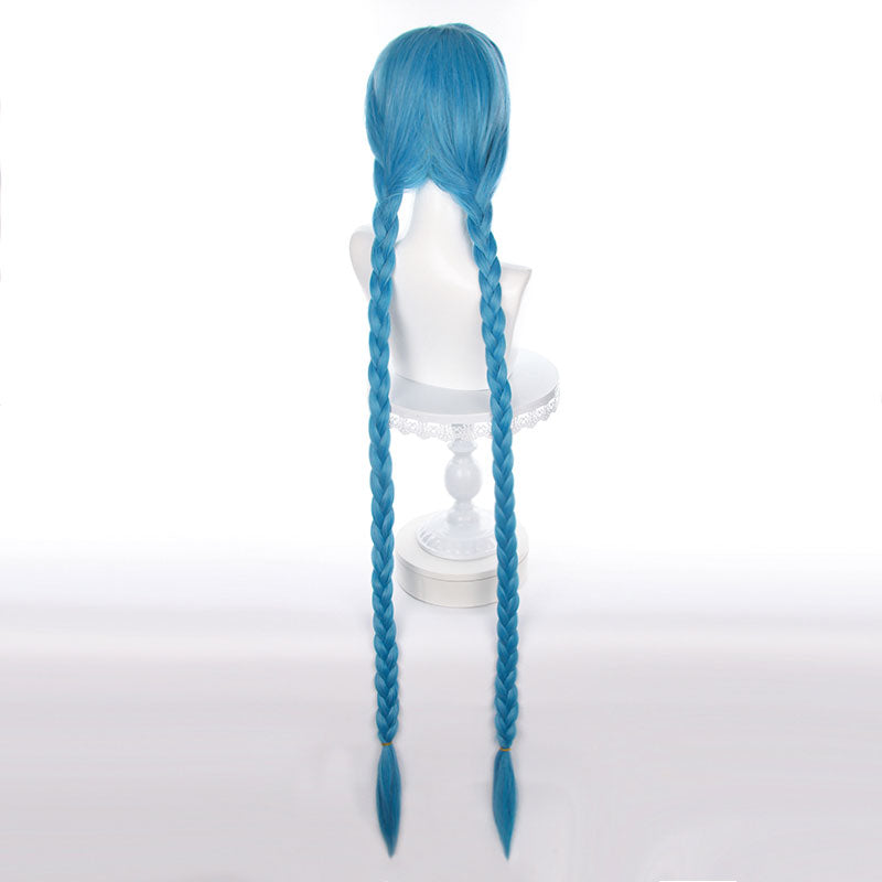 LOL Arcane Jinx Blue Bunches Cosplay Wigs