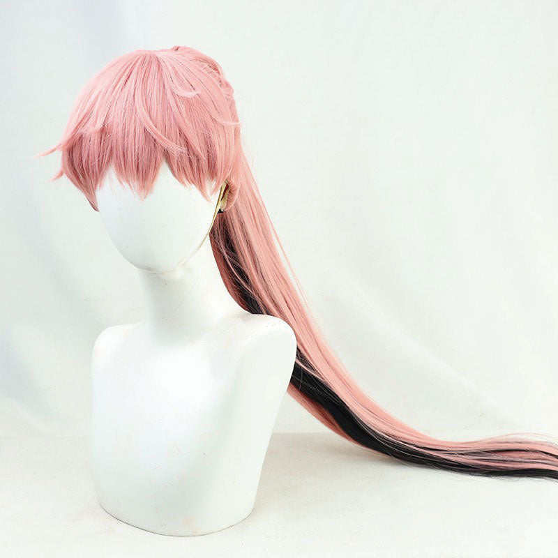 Jujutsu Kaisen Yuji Itadori Female Pink Black Cosplay Wigs