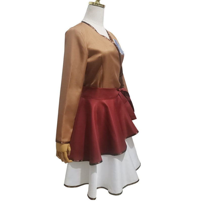 Attack on Titan Levi Ackerman Survey Corps Lolita Kimono Cosplay Costumes