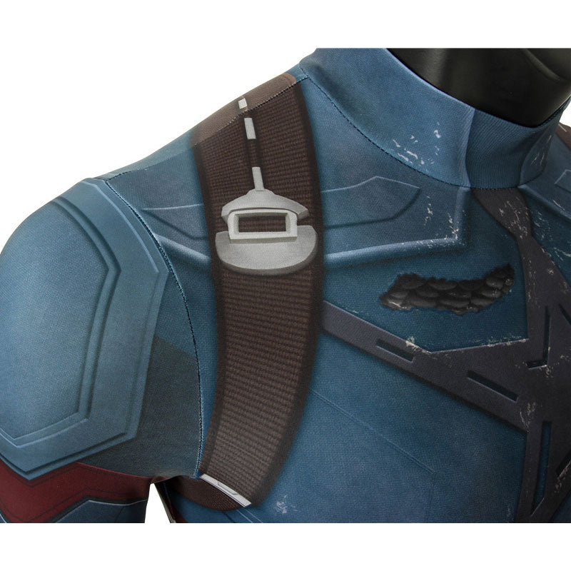 Avengers 3 Infinity War Captain America Steve Rogers Jumpsuit Costumes