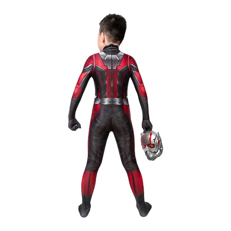 Movie Ant Man and the Wasp Ant-Man Jumpsuit Cosplay Costume for Child